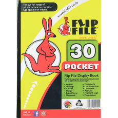 Kangaroo A4 30 Pocket Flip File